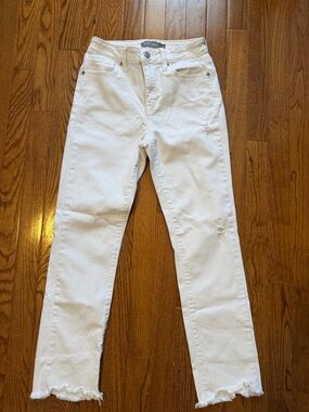 Just USA White Denim High-Rise Jeans